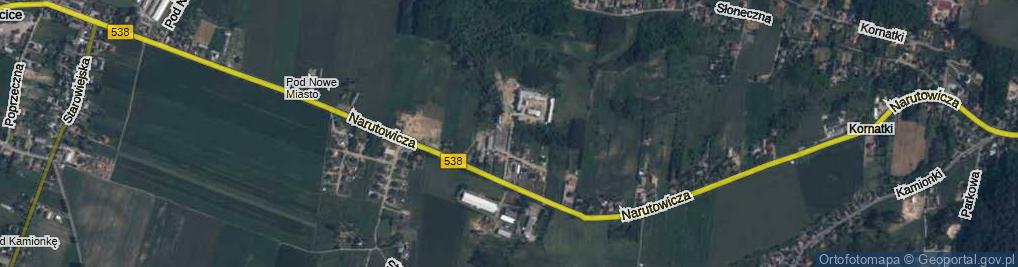 Zdjęcie satelitarne Spacerowa ul.